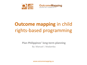 Child rights programming - Outcome Mapping Learning community