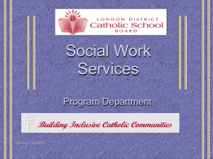 Social Work Services July 2010
