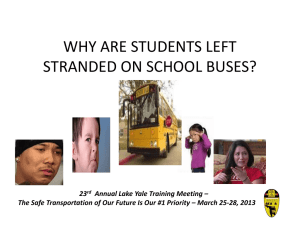 Stranded Students - Florida Association for Pupil Transportation