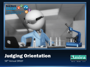 Orientation Slides - The Dallas Regional Science and Engineering