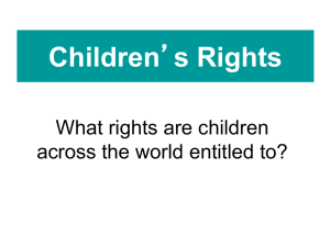 Images of Children`s Rights - Anti