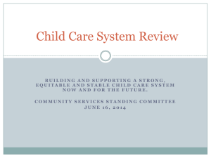 Child Care System Review