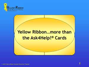 Yellow Ribbon Suicide Prevention Program