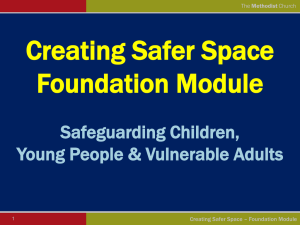 Creating Safer Space Foundation Module