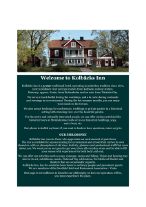 Welcome to Kolbäcks Inn