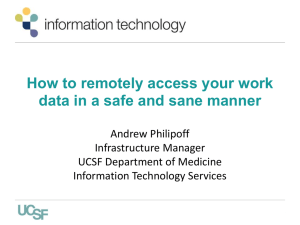 How to Remotely Access Your Work Data in a