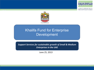 Khalifa Fund Website - The United Nations Public Service Forum 2013