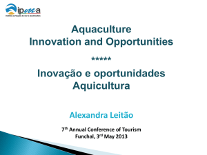 Aquaculture: Innovation and Opportunities