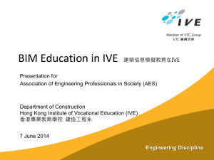 BIM-in-IVE-for-AES-2014-6-7 - Association of Engineering