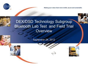 DEX/DSD Workgroup Kickoff
