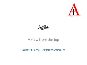 Agile – A View from the Top