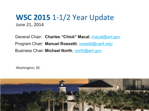 WSC 2015 - Winter Simulation Conference