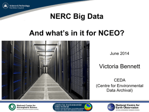 NCEO MB Feb 2014 - NCEO - National Centre for Earth Observation