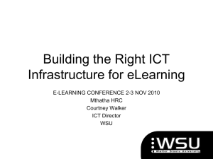 Building the right IT infrastructure for e
