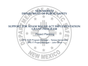Offender Watch - New Mexico Department of Information Technology