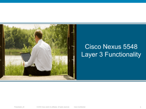 Layer-3 on Nexus 5500 Series