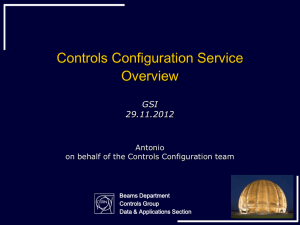 Controls Configuration DB