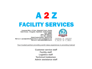 A 2 Z Profile - A2Z Facility Services