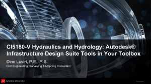 CI5180-V Hydraulics and Hydrology