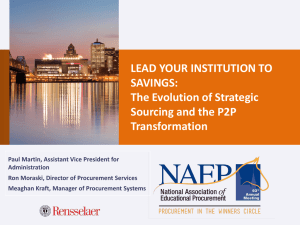 Lead Your Institution to Savings