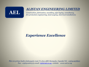 our Profile - Alistan Engineering Limited