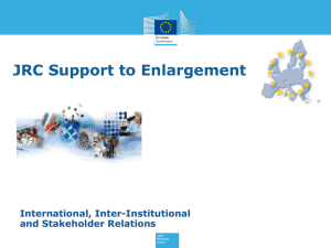 P3) JRC Support to Enlargement - Danube