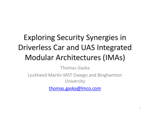 Exploring Security Synergies in Driverless Car and UAS Integrated