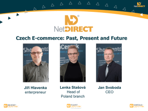 Czech e-commerce: past, present and future