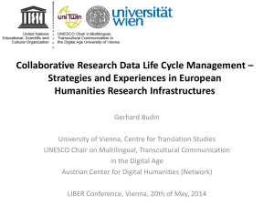 Collaborative Research Data Life Cycle Management * Strategies