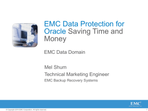 ECM Data Protection for Oracle