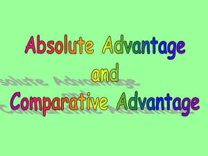 Absolute and Comparative