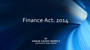 FINANCE ACT-2014-by Mr. Anwar Kashif