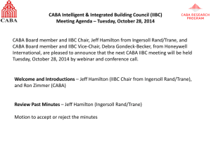 October 28, 2014 - Continental Automated Buildings Association