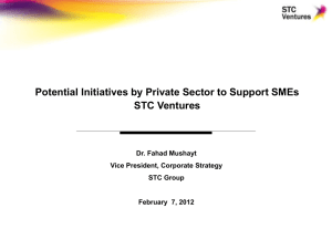 STC Venture CAPITAL FUND Status Report
