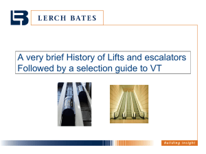 History of Lifts & Escalators