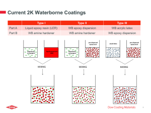Current 2K Waterborne Coatings