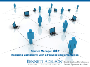 Service Manager Implementation