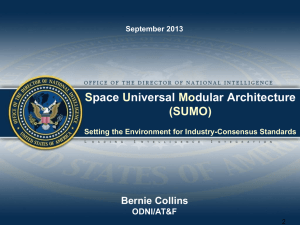 Space Universal Modular Architecture
