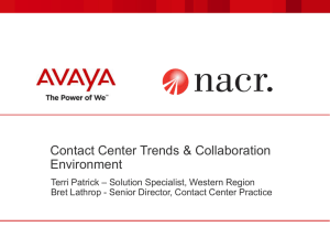 NACR-ContactCenter Presentation