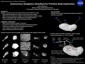 Autonomous Navigation (AutoNav) - California Institute of Technology