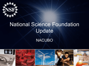 National Science Foundation Update