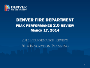 Denver Fire Department - City and County of Denver