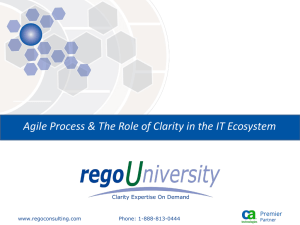 Agile - regoUniversity