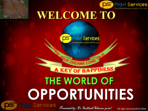 PRAVL SERVICES Pravl Services Marketing Pvt. Ltd.