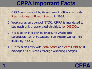 CPPA - NTDC