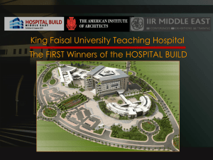Best Hospital Design Award