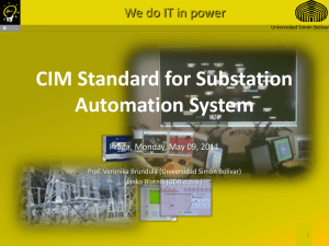 CIM Standard for Substation Automation System - CIMug