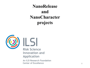 NanoRelease and NanoCharacter Projects