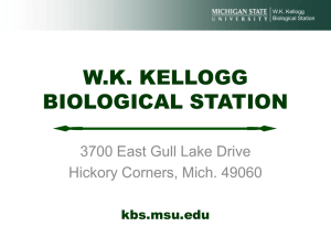 PowerPoint Presentation - WK Kellogg Biological Station