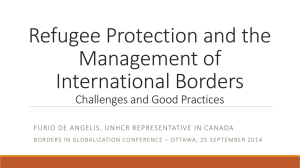 Refugee Protection and the Management of International Borders